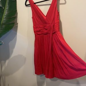 Temperley London Red Silk Dress